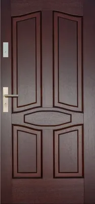 Immagine prodotto di Porta esterna Porta esterna in legno spessore 68 mm calda Porta d'ingresso della casa D17A a qualsiasi dimensione