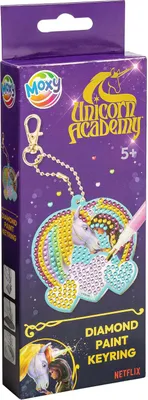Image de Porte-clés Unicorn Academy Diamond Painting - 20,5 x 7,5 cm