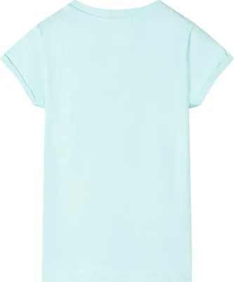 Immagine prodotto di vidaXL Maglietta per bambini blu chiaro 128