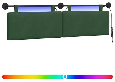 Produktbild von Hängendes Kopfteil Mit LED Licht Dschungelgrün Cordstoff