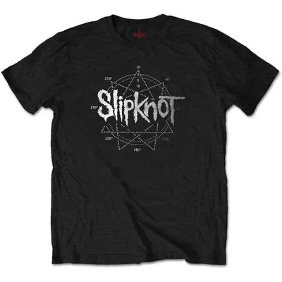 Obrázek produktu pro Slipknot Logo Star (Embellished) Black L Tričko