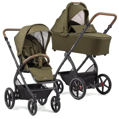 Produktbild von Gesslein FX4 Style Kinderwagen Set mit Babywanne moos 389389