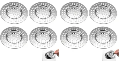 Productafbeelding van Afvoersieve roestvrij staal, 75 mm, 4 stuks
