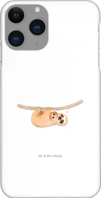 Produktbild von Mr. & Mrs. Panda Iphone 11 Pro Handyhülle Faultier Kind - Weiß - Geschenk, Liebe, Baby, Mutter, Mama, Kinder, Handy Case, Premium Kunststoff, Mom-life