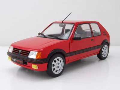 Immagine prodotto di Peugeot 205 GTI 1988 rosso modellino auto 1:18 Solido
