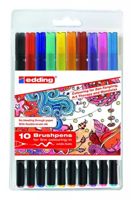 Produktbild von Edding 1340, Mehrfarbig, Feine Spitze, Mehrfarbig, Kunststoff, Fettdruck, 1 mm