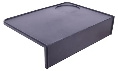 Tampingmat L aus Silikon, 20x15x4,5 cm, schwarz