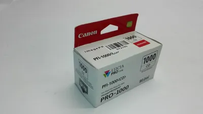 Produktbild von Canon PFI-1000CO Tintentank Chroma Optimizer, Transparent, Tinte auf Pigmentbasis, 80 ml, 680 Seiten