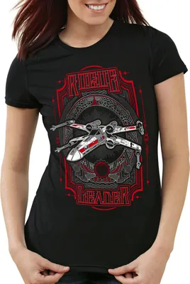 Produktbild von style3 Red Leader Damen T-Shirt t-65 x-wing, Größe:2XL