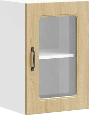 Produktbild von vidaXL Küchen-Hängeschrank mit Glastür Kalmar Sonoma-Eiche Holzwerkstoff