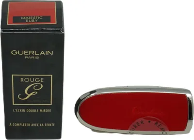 Produktbild von Guerlain Rouge G The Double Mirror Case To Complete with Shade Majestic Ruby