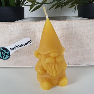 Produktbild von Bienenwachskerze Zwerg Kerze 7 cm