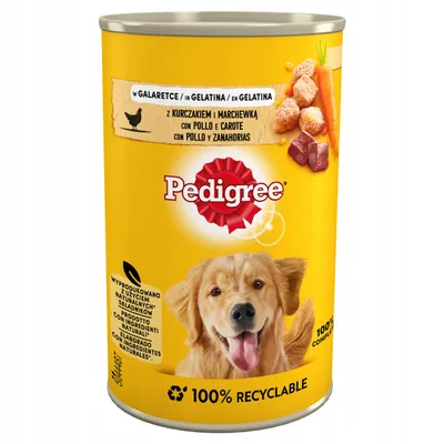 Zdjęcie produktu dla Pedigree 5900951015908, Dorosły, Marchewkowy, Kurczak, 400 g