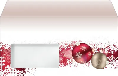 Produktbild von SIGEL DU040 Weihnachts-Briefumschläge, Frozen, DIN lang (110x220 mm), 90 g/m², 50 Umschläge