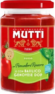 Zdjęcie produktu dla Mutti Sugo semplice con Basilico 280g