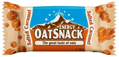 Produktbild von OatSnack - Oat Snack Riegel, 1 x 65 g Riegel, Geschmack: Salted Caramel