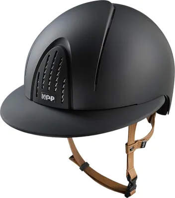 Produktbild von KEP Smart Nova Textile beige Strap Polo Visor Reithelm