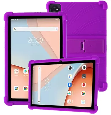 Produktbild von Tablet Hülle für Oscal Pad 70 / Pad 70 WiFi 10,1", Stoßfeste Weiches Silikon Schutzhülle mit Standfunktion Lila