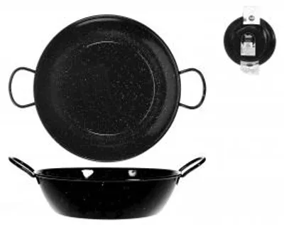 Immagine prodotto di VAELLO Casseruola 2 Manici Ferro Smaltato Cm28