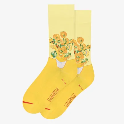 Produktbild von MuseARTa Unisex Sunflowers Socken, Yellow, 40-46