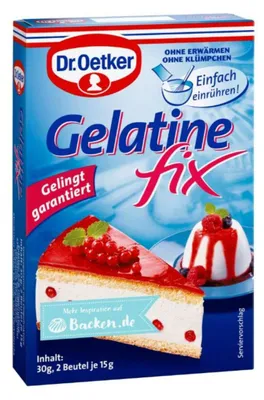 Immagine prodotto di Dr Oetker Gelatine Fix preparazione facile e veloce 30g