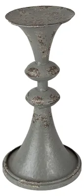 Produktbild von Clayre & Eef Kerzenständer 26 cm Grau Metall