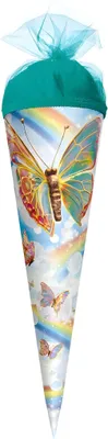 Produktbild von Roth Motiv-Schultüte, Rainbow Butterfly, 35 cm