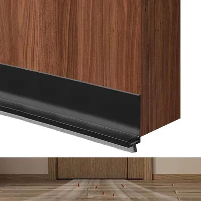 Obrázek produktu pro Černé těsnění dveří, 100 cm, samolepicí, pro dveře