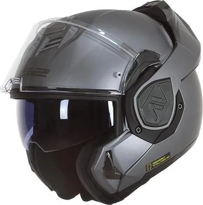 Produktbild von Klapphelm LS2 LS2 FF906 Advant Motorradhelm Motorrad Helm Matt Titan L Sonnenblende 569061007L