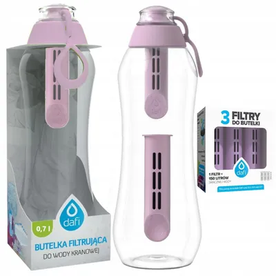 Produktbild von Dafi Soft Filterflasche 0,7L Beere mit 5 Filtern