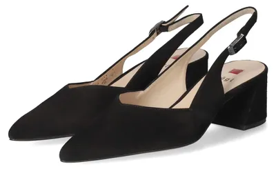 Produktbild von Högl Damen Slingpumps Schwarz Rauleder Größe: 40,5
