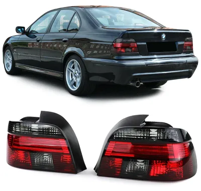 Rückleuchten in rot schwarz für BMW 5er E39 Limousine 1995-2000