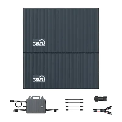 Produktbild von TSUN SolarCan DCU2000Lite Balkonkraftwerk Speicher, mit DB2000Lite Erweiterungsakku und 800W Mikrowechselrichter, 314-Ah-Industriezellen, 0% VAT