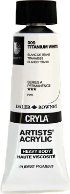 Produktbild von Daler Rowney Cryla Artists’ Acrylfarbe Titanium White 75 ml 1 stk