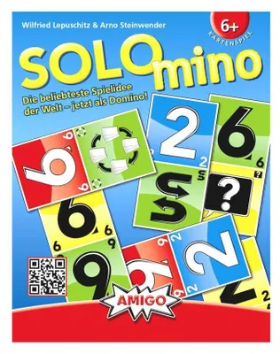Imagen del producto de SOLOmino (Edición alemana) – Juego de mesa – AMIGO Spiel + Freizeit GmbH – 2-6 jugadores – 6+