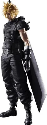 Produktbild von Final Fantasy VII Remake Play Arts Kai Actionfigur Cloud Strife Ver. 2 27 cm