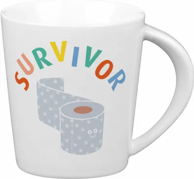 Obrázek produktu pro Könitz Mug Survivor, hrnek na kávu, šálek, hrnek na kávu, porcelán, 380 ml, 11 1 134 2593