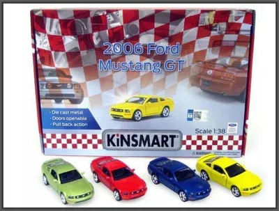 Produktbild von Metallauto Ford Mustang GT 2006 Auto Metallmodell Rückzugantrieb Set, Größe:UNIVERSAL