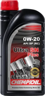 Produktbild von CHEMPIOIL Ultra SN Plus für 0W-20 1 Liter Motoröl Motorenöl Vollsynthetisch HTO-06 DEXOS 1 GEN 2 6094-M MS-6395 MS-13340 STJLR.51.5122 WSS-M2C947-A Öl