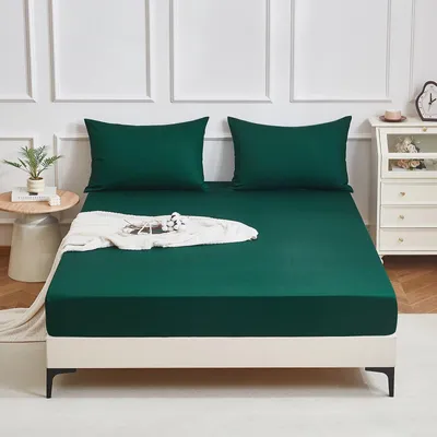 Image de Drap-housse de 200 x 200 cm, 100% coton