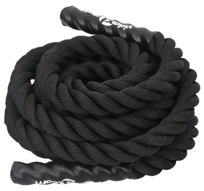 Image de Corde de combat, longueur 6 mètres, matériau polyester résistant, couleur vert armée