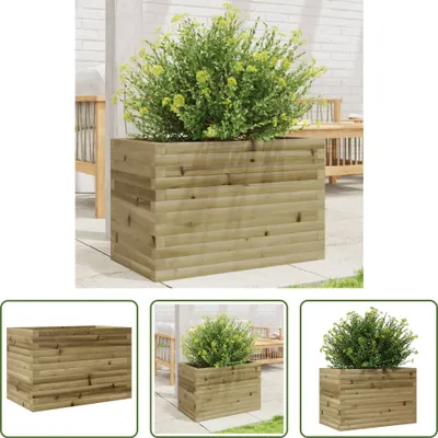 Immagine prodotto di The Living Store Fioriera 70x40x45,5 cm Legno di pino impregnato