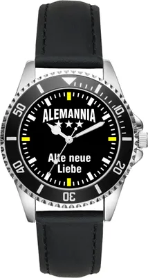 Produktbild von KIESENBERG Herrenuhr Armbanduhr Aachen Geschenk Fan Artikel Zubehör Fanartikel Analog Quartz Uhr L-2545