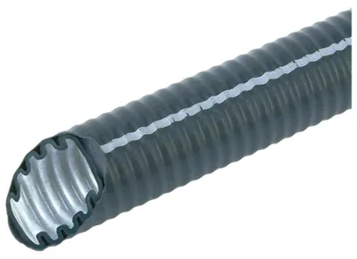 Image de 50 mètres de tuyau ondulé moyen en plastique de Franconie FFKuS-EM-F-LS0H 16sw 25510016