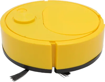 Zdjęcie produktu dla Odkurzacz robot wielofunkcyjny ładowany przez USB Mini inteligentny robot zamiatający do podłóg drewnianych Dywan Żółty