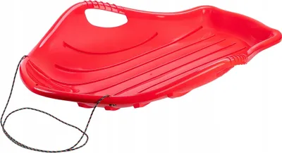 Obrázek produktu pro Plastové sáňky pro děti – sáňky – robustní – červené