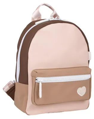 Produktbild von BEABA, Kindergarten-Rucksack Faro, Kinder-Tagesrucksack, 2 Fächer, Namensetikett, Gummi-Effekt, großer Abschluss, verstellbare Träger, gepolsterter Rücken, wasserdicht, leicht zu reinigen, Zuckerwatte
