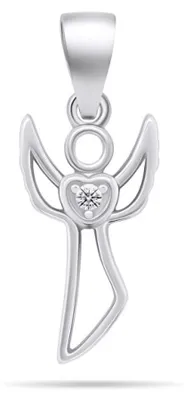 Produktbild von Dezenter Silber-Anhänger Angel PT122W