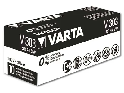Produktbild von Varta - VA 303 Uhren Batterie SR44 (10 Stück, 1 Set)