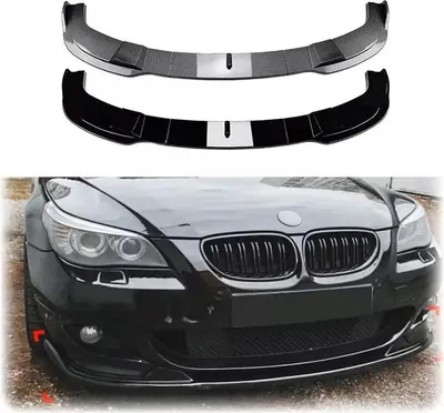 Obrázek produktu pro E60/E61 řada 5 2005–2010 M Sport – přední rozdělovač/spoiler – vhodný pro 525i 530i 540i 550i – armádní zelená